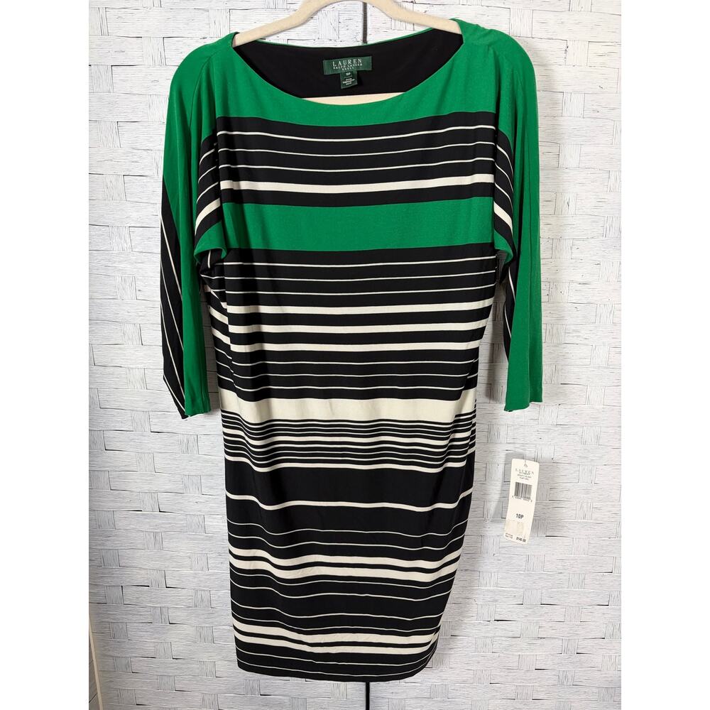 Vintage Lauren, Ralph Lauren women's‎ dress stripes, long sleeve Y2K feminine